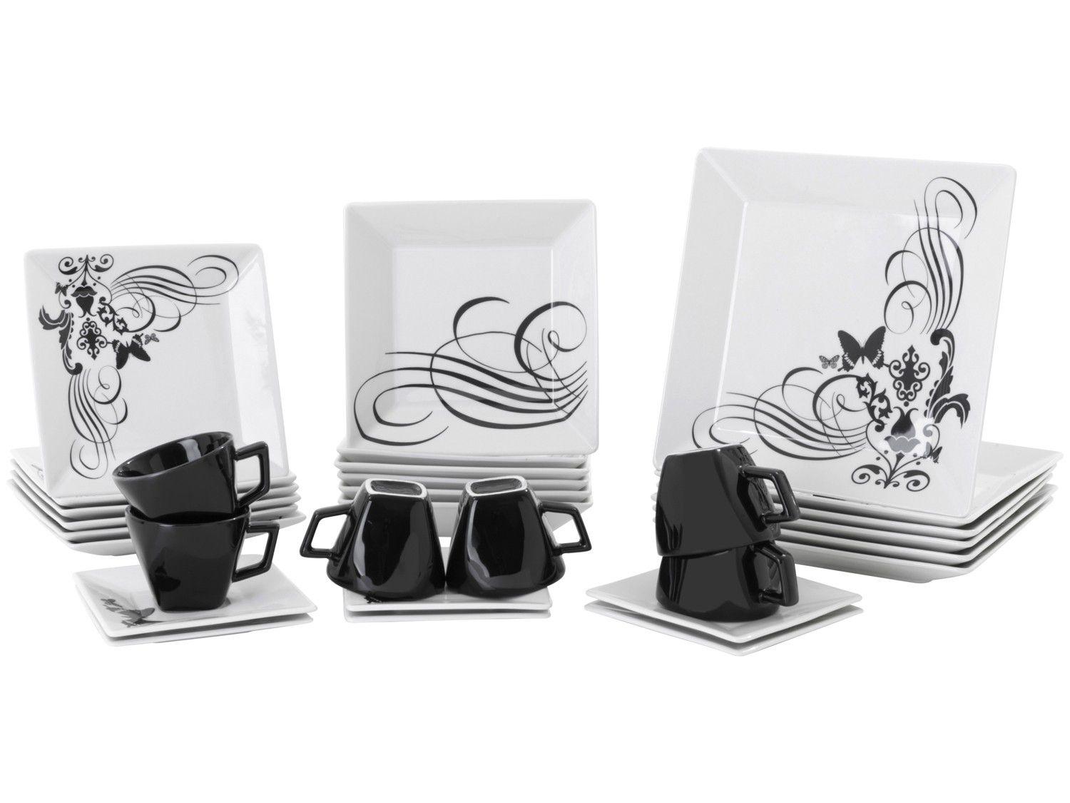 Aparelho de Jantar 30 Peças Oxford Porcelana - Quadrado