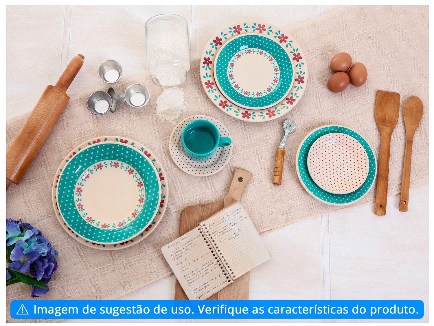 Aparelho de Jantar ChÃ¡ 20 PeÃ§as Biona CerÃ¢mica