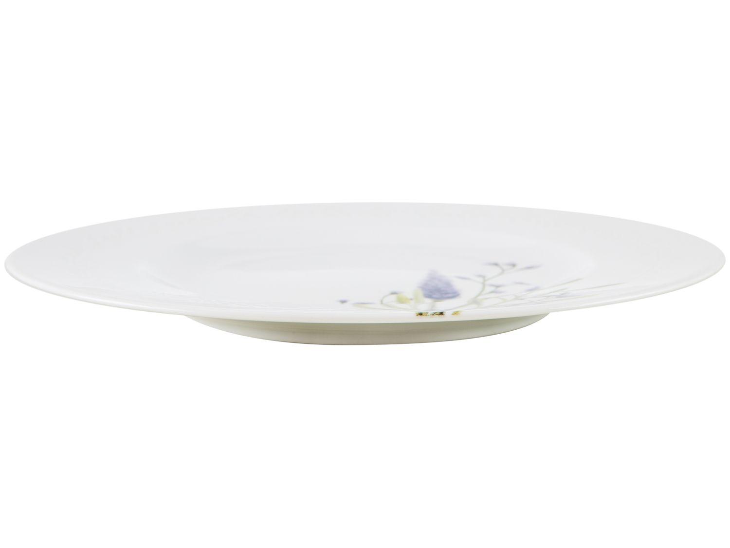 Aparelho de Jantar e Chá 20 Peças Tramontina Redondo de Porcelana Branco Lilla 96589052