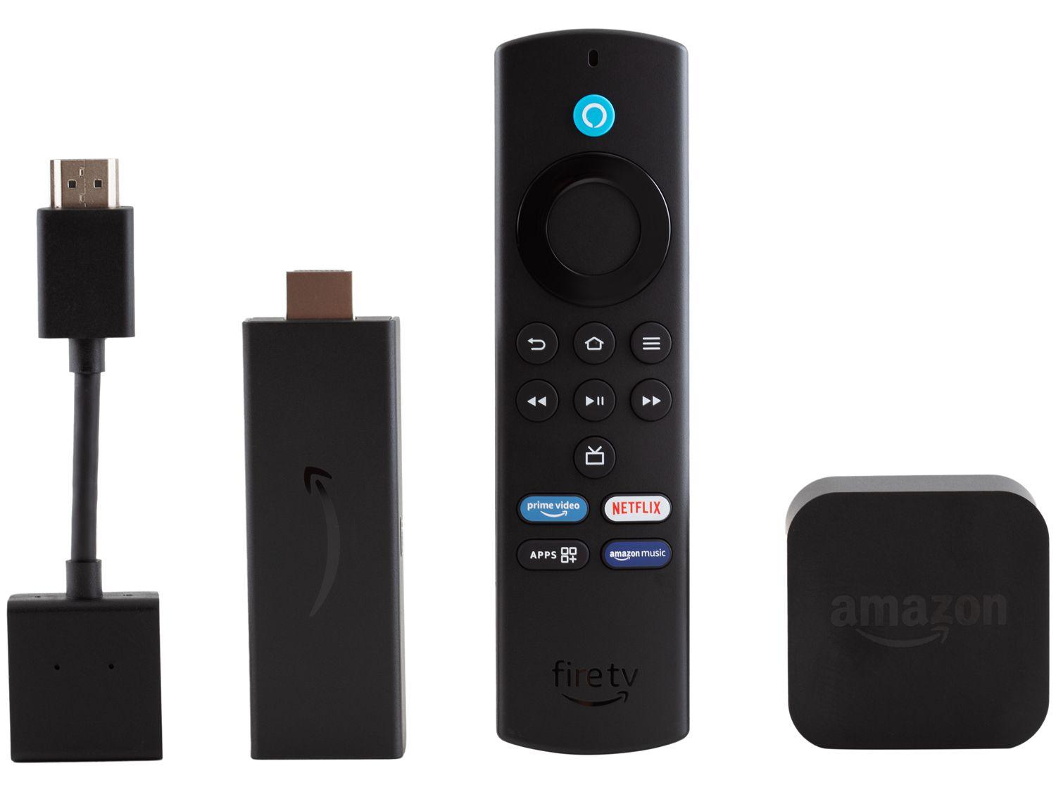 Aparelho de Streaming Amazon Fire TV Stick Lite Full HD com Controle Remoto
