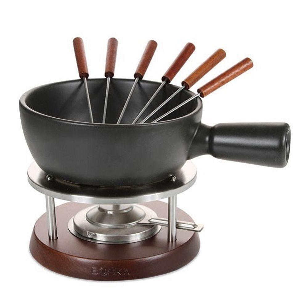 Aparelho De Fondue Qual O Melhor Aparelho para fondue de queijo em cerâmica 29cm-10 peças Boska