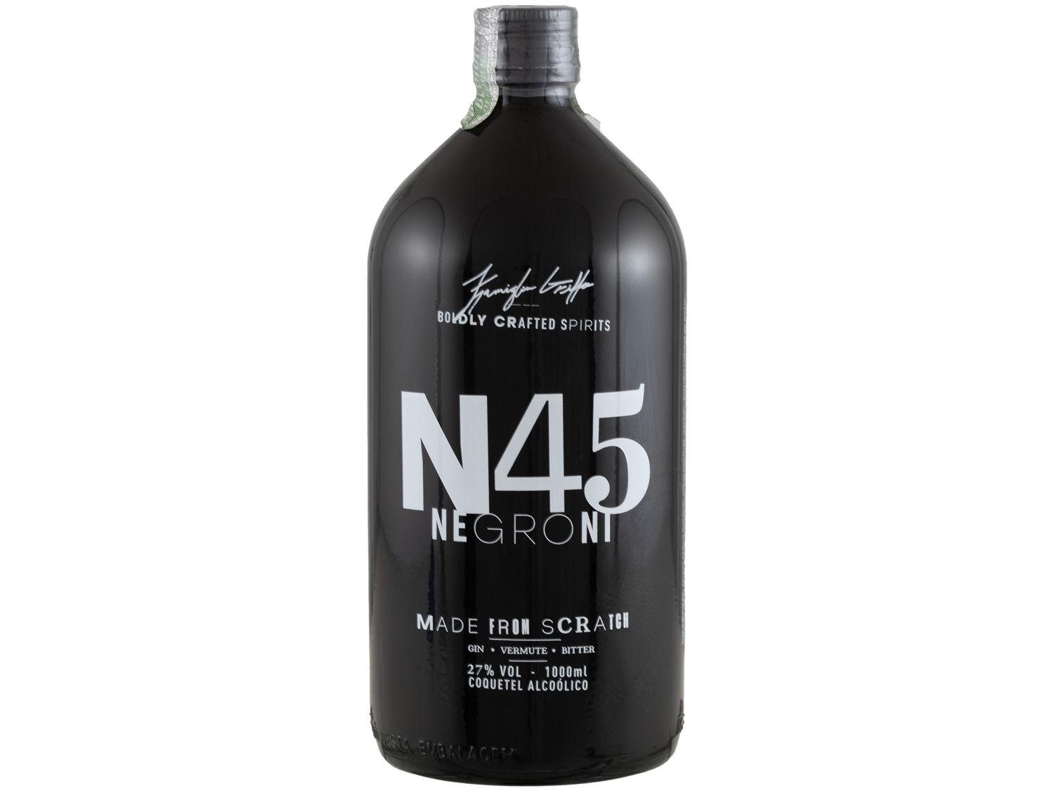 Aperitivo N45 Negroni Frutado e Herbal 1000ml