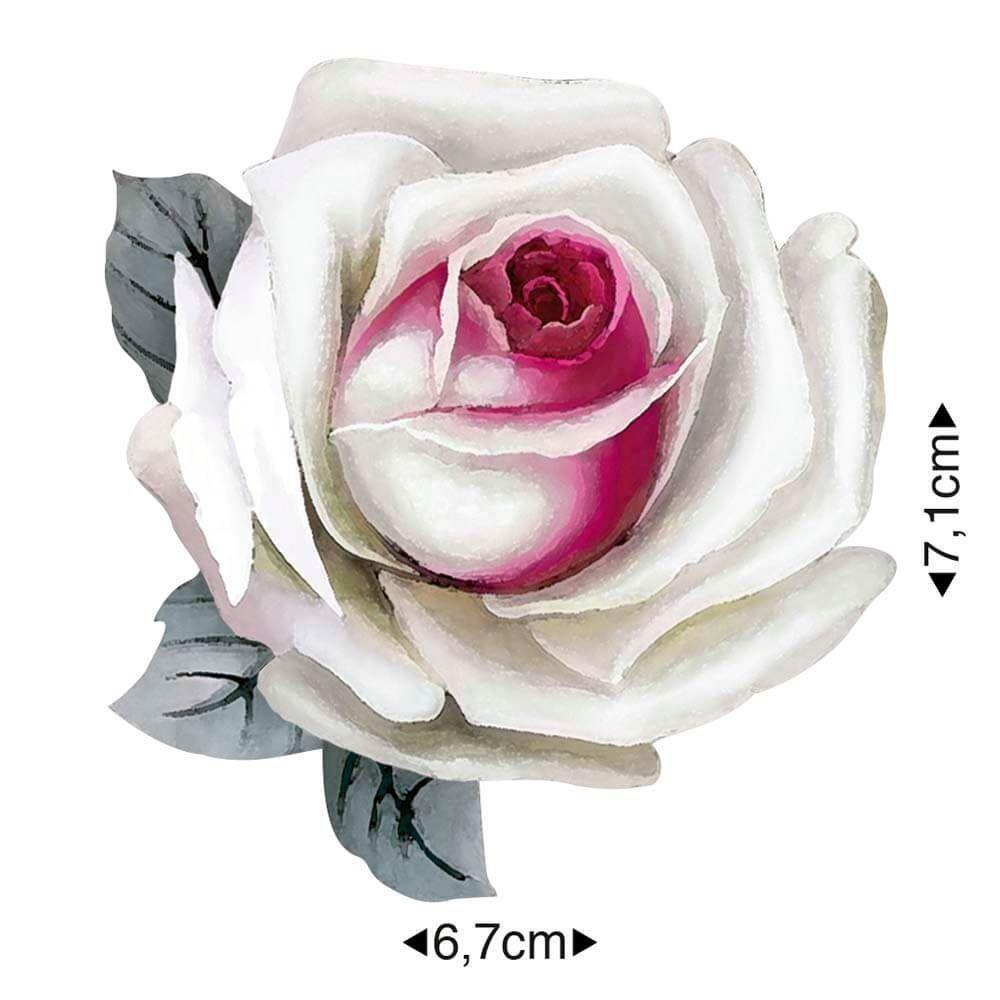 photo Imagem De Uma Rosa Branca apm8 1263 aplique em papel e mdf rosa branca litoarte