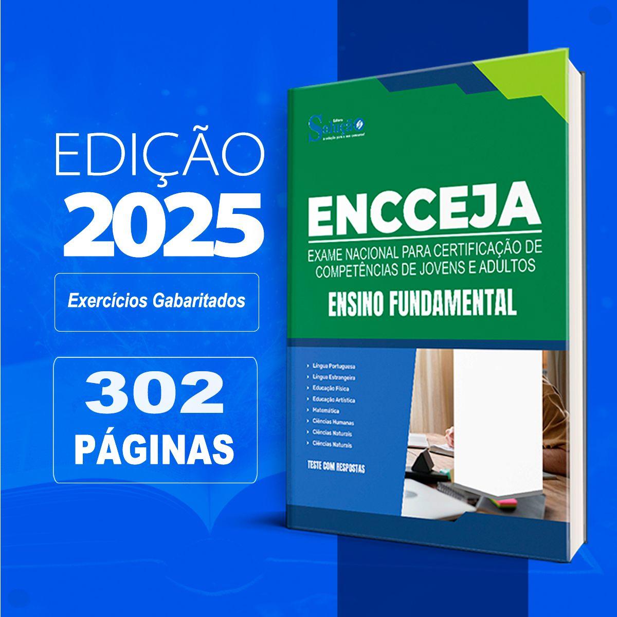 Imagem de Apostila ENCCEJA ATUALIZADA Ensino Fundamental - Ed. Solução