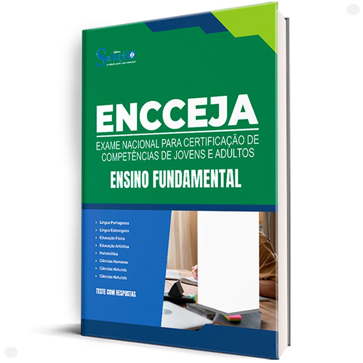 Imagem de Apostila ENCCEJA ATUALIZADA Ensino Fundamental - Ed. Solução