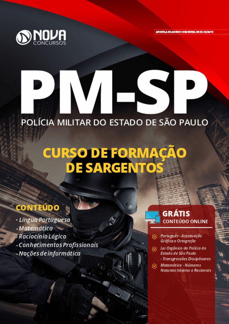 Apostila Pm Sp Curso De Formacao De Sargentos Nova Concursos