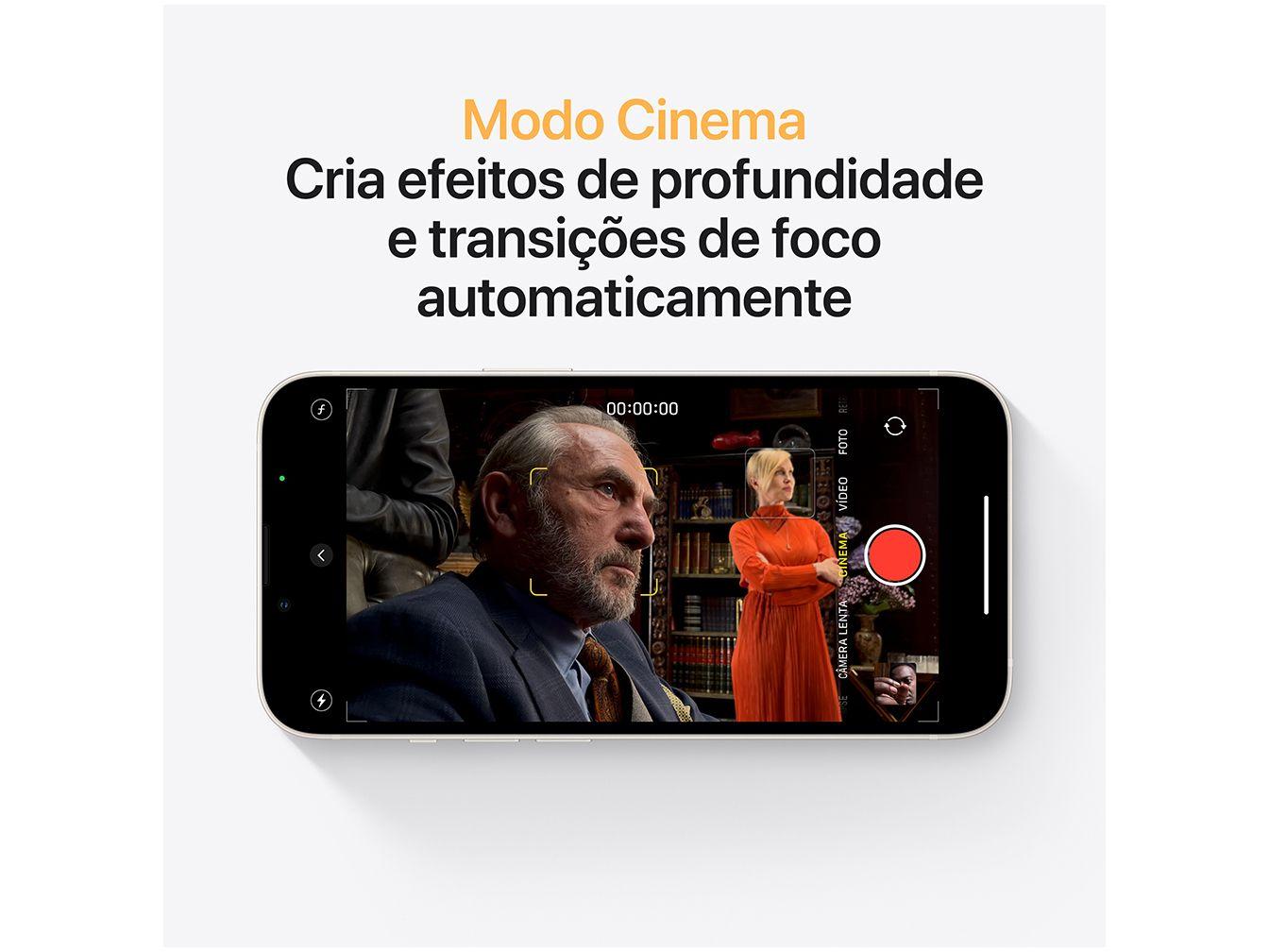 Apple iPhone 13 128GB Estelar Tela 6,1” 12MP