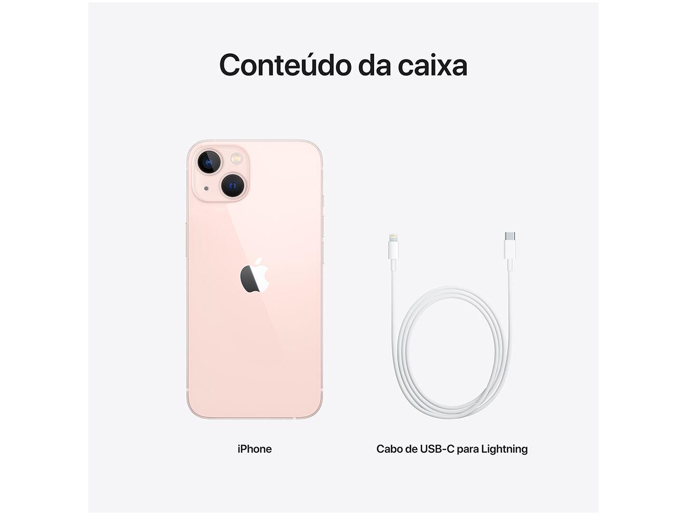Apple iPhone 13 256GB Rosa Tela 6,1” 12MP - iPhone 13 Apple iPhone 13 256GB Rosa Tela 6,1” 12MP - iPhone 13