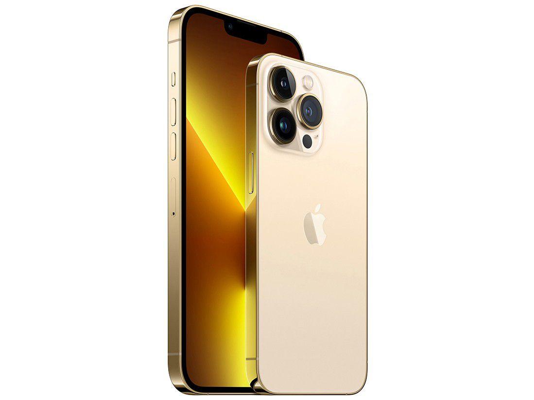 Apple iPhone 13 Pro Max 128GB Dourado Tela 6,7” 12MP iOS