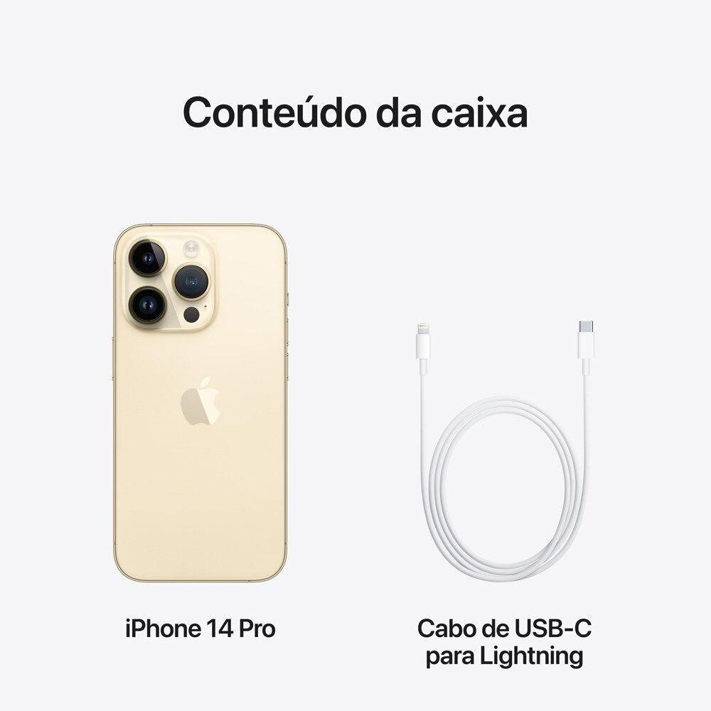 Apple iPhone 14 Pro 256GB Dourado - iPhone 14 Pro - Magazine Apple iPhone 14 Pro 256GB Dourado - iPhone 14 Pro - Magazine