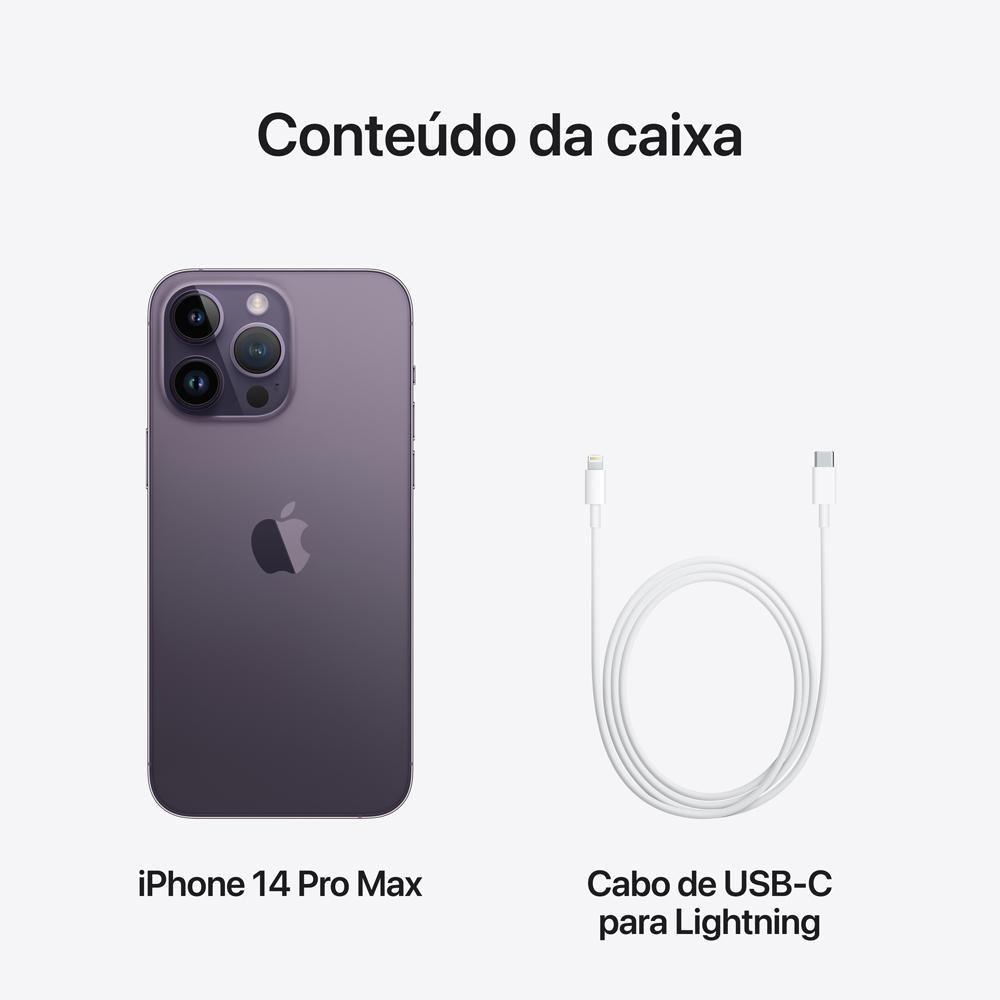 Apple iPhone 14 Pro Max 256GB Roxo-profundo - iPhone 14 Pro Apple iPhone 14 Pro Max 256GB Roxo-profundo - iPhone 14 Pro