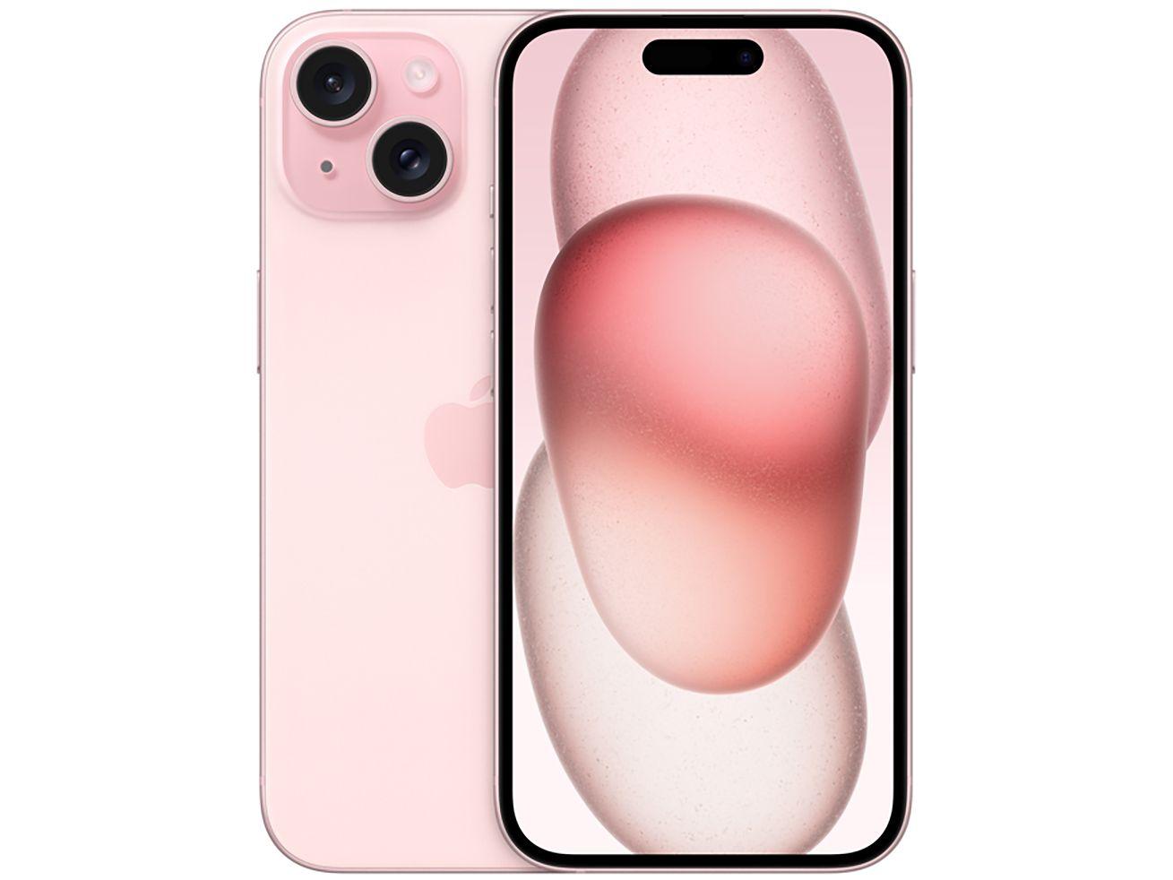 128GB - Rosa - iPhone 15 - Tela 6,1"