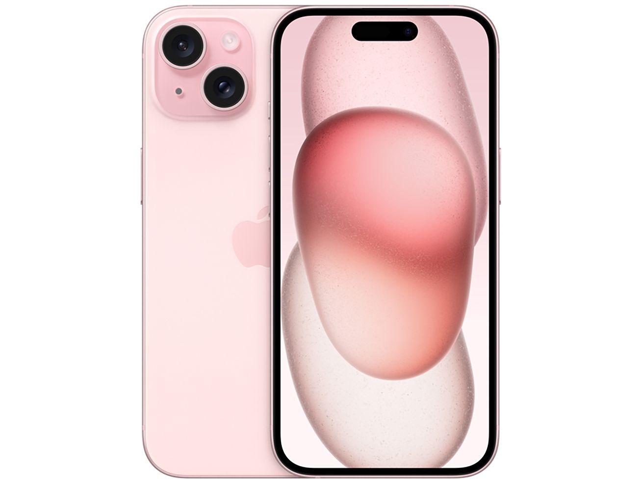 512GB - Rosa - iPhone 15 - Tela 6,1"