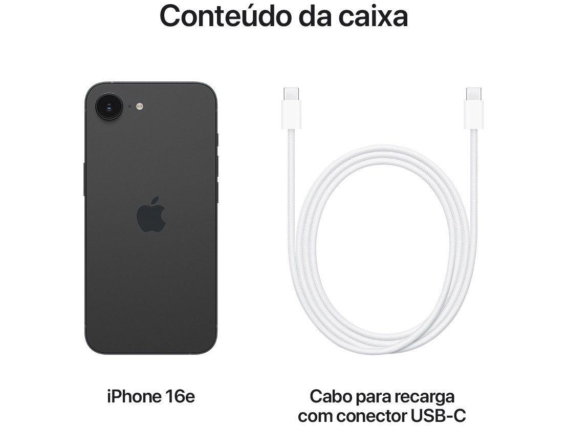 Apple iPhone 16e 128GB Preto 6,1 Apple iPhone 16e 128GB Preto 6,1