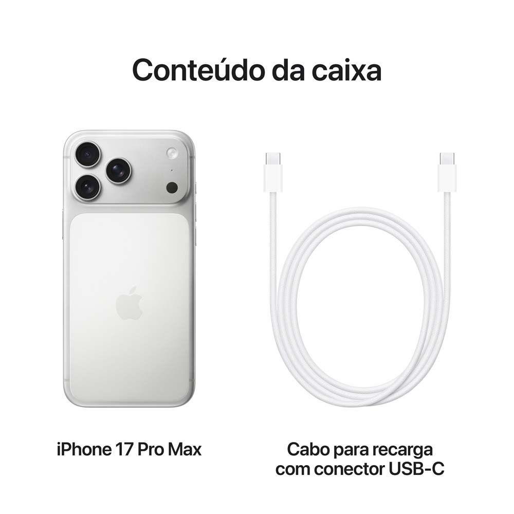Apple iPhone 17 Pro Max 256GB Prateado 6,9