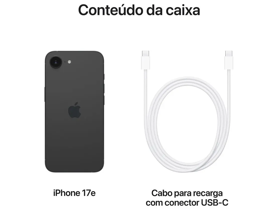 Apple iPhone 17e 256GB Preto 6,1