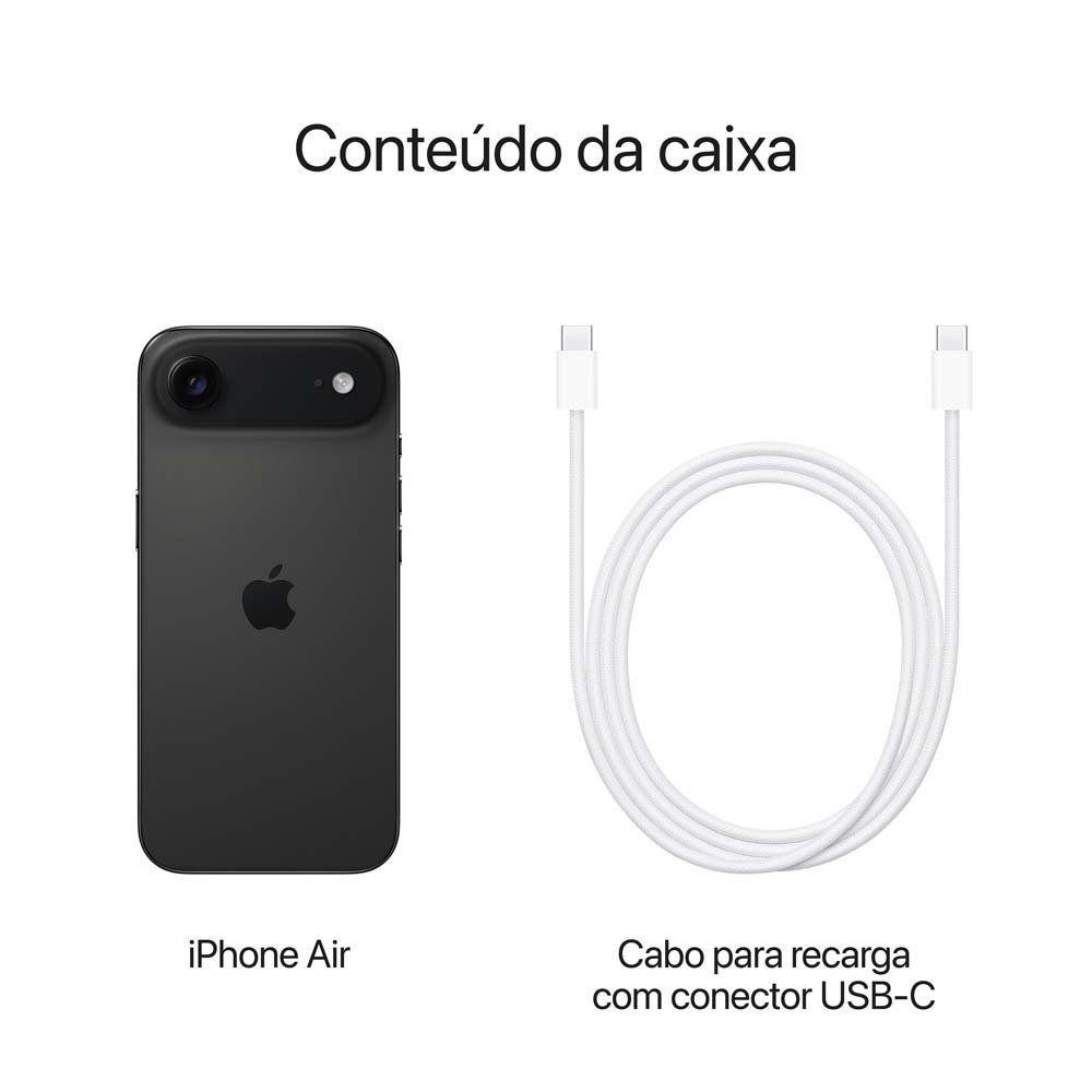 Apple iPhone Air 512GB Preto-espacial 6,5