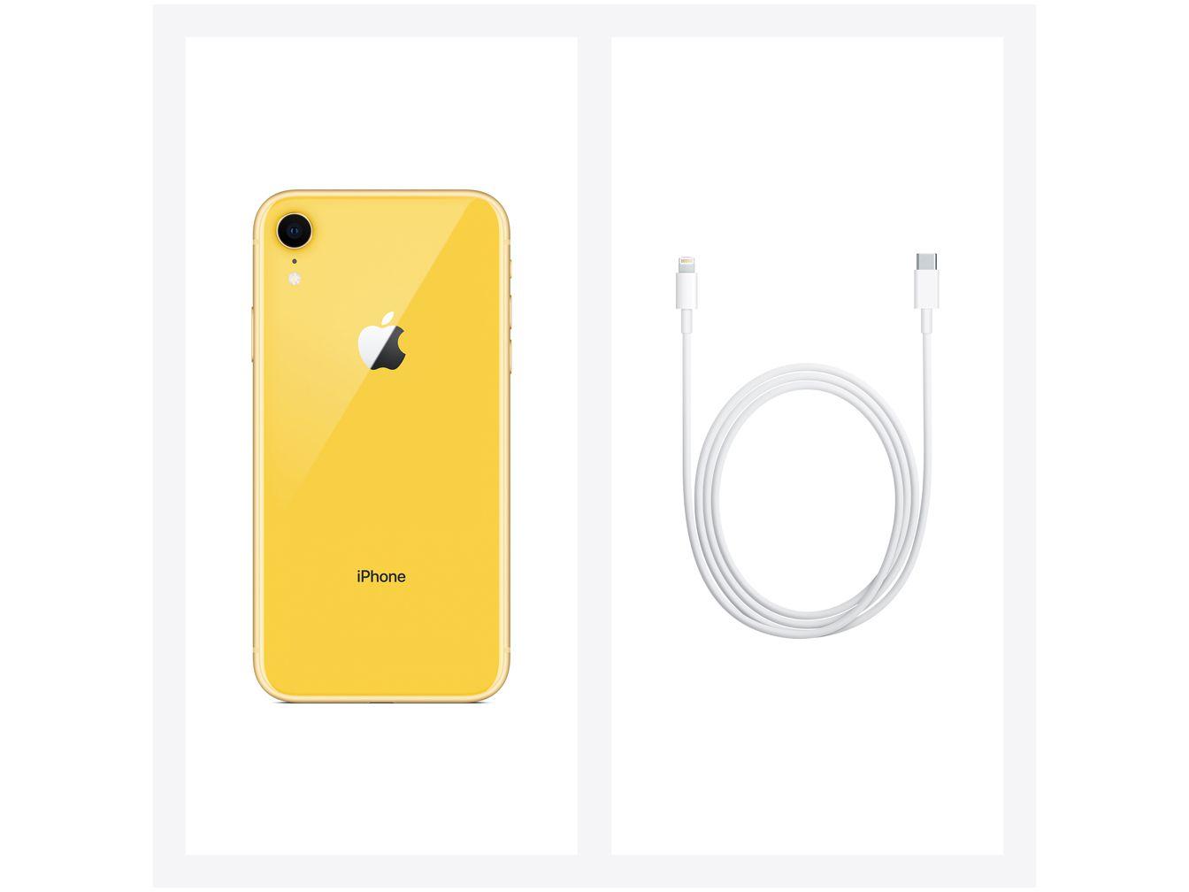 Apple iPhone XR 64GB Amarelo Tela 6,1” 12MP iOS