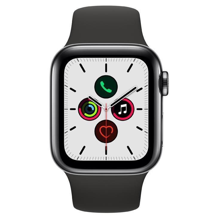 Apple Watch 5 Cell + Gps, 40 mm, Aço Inoxid Cinza Espac, Puls 