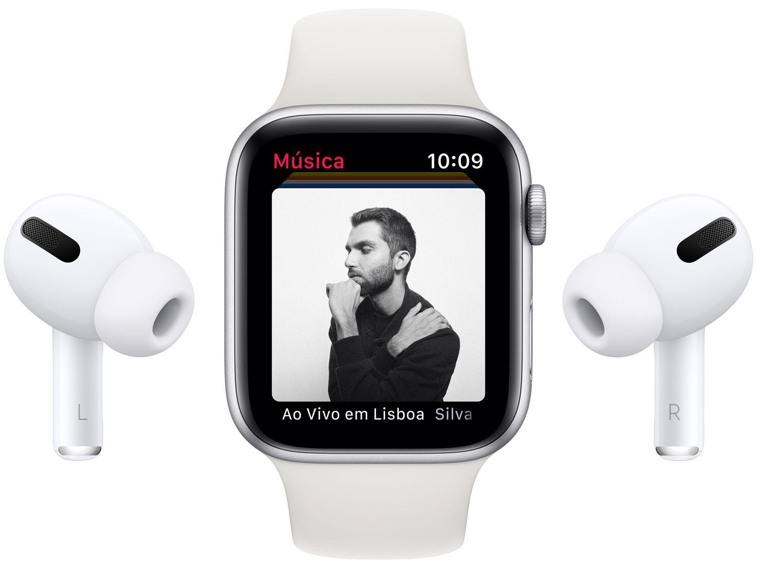 Apple Watch Nike Series 6 40mm Cinza Espacial GPS - Pulseira Apple Watch Nike Series 6 40mm Cinza Espacial GPS - Pulseira