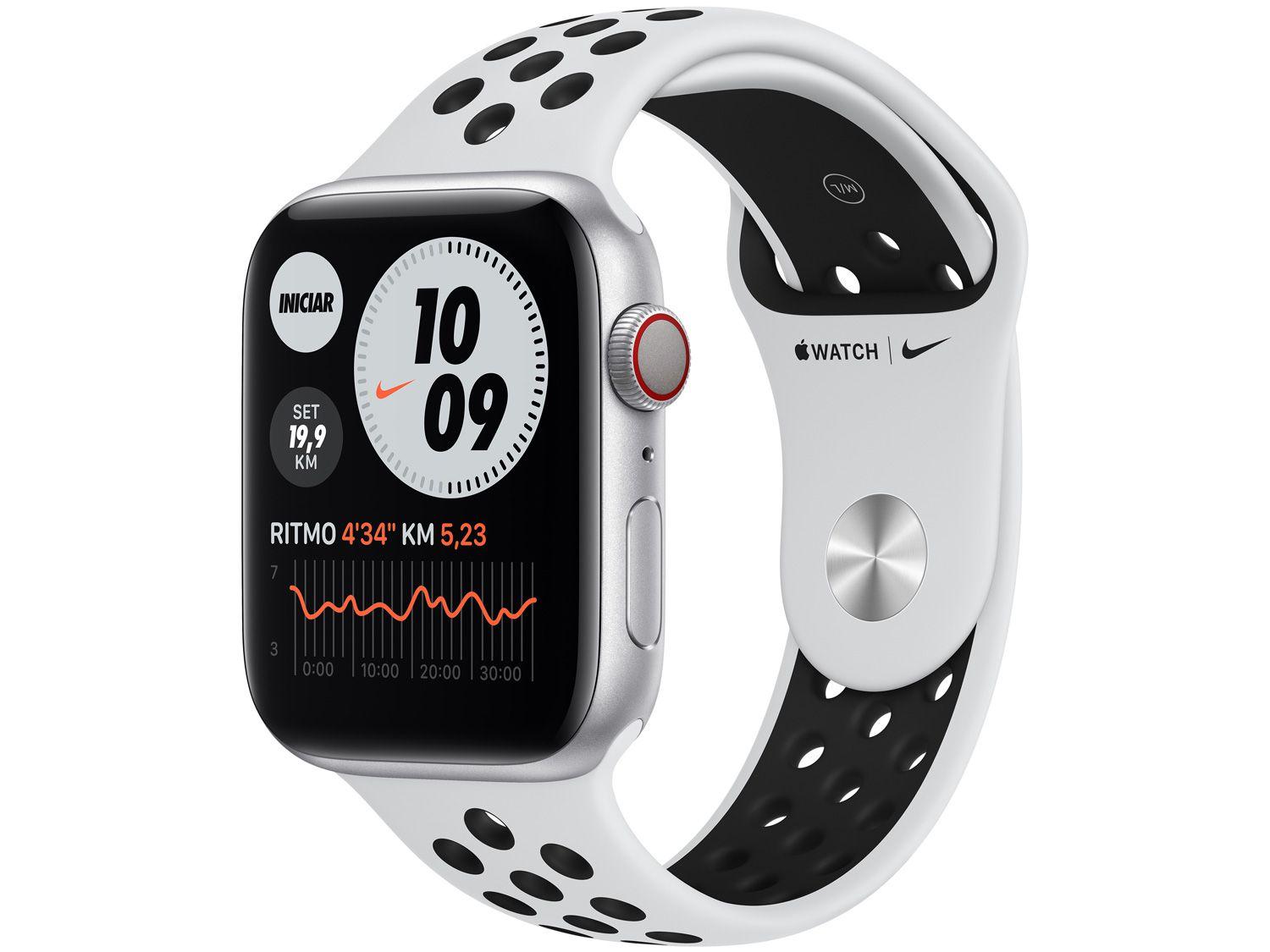Apple Watch Nike Series 6 44mm Prateado