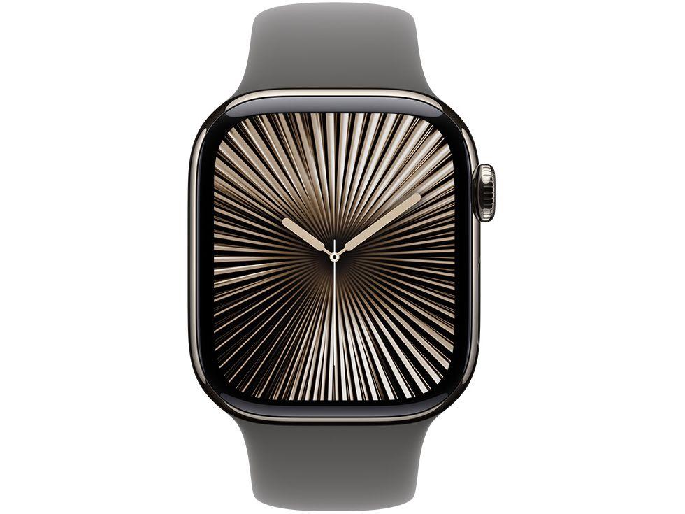 Apple Watch Series 10 GPS + Cellular Caixa Natural de Titânio 42mm