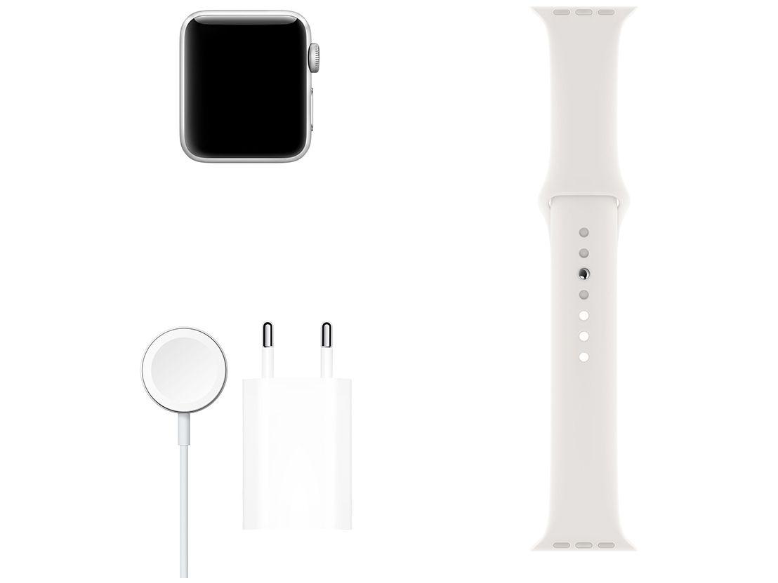 Apple Watch Series 3 (GPS + Cellular) 42mm - Caixa Prateada Apple Watch Series 3 (GPS + Cellular) 42mm - Caixa Prateada