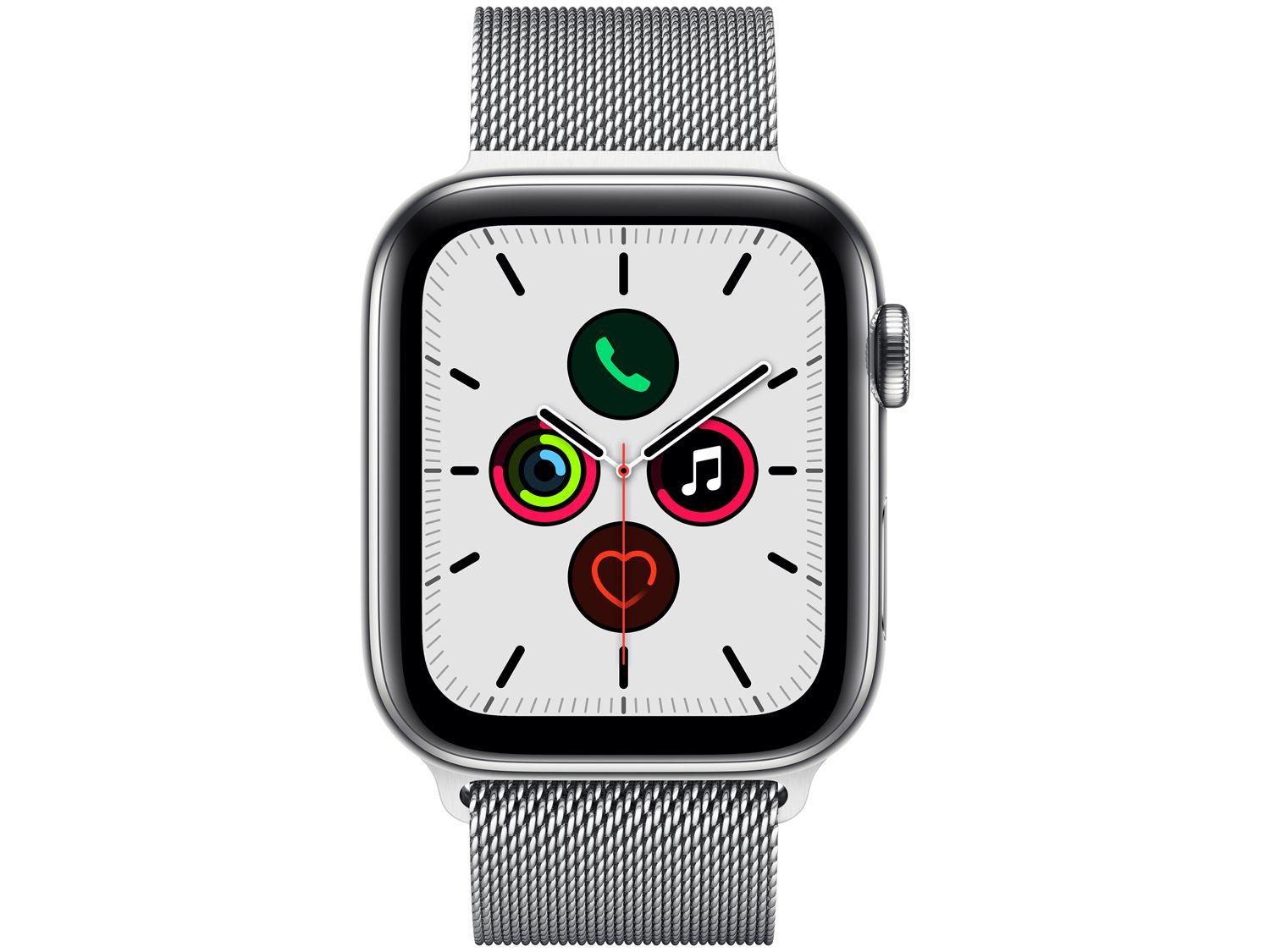 Apple Watch Series 5 (GPS + Cellular) 44mm - Caixa Aço Apple Watch Series 5 (GPS + Cellular) 44mm - Caixa Aço
