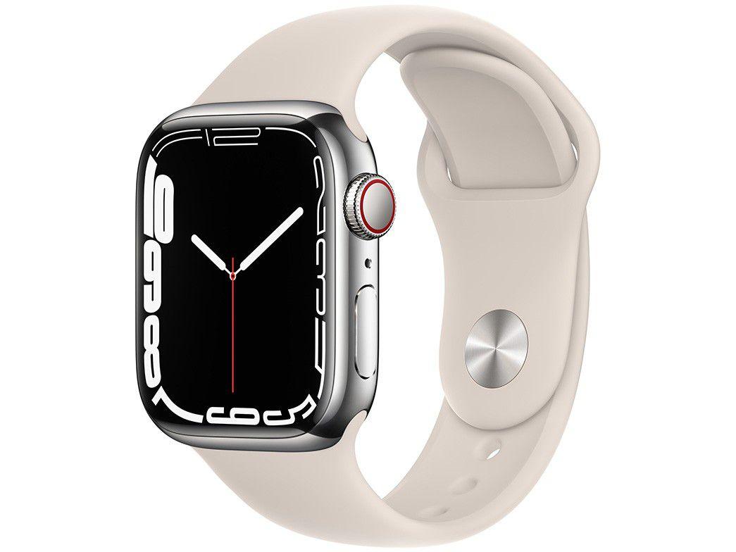 Apple Watch Series 7 41mm GPS + Cellular Prateada