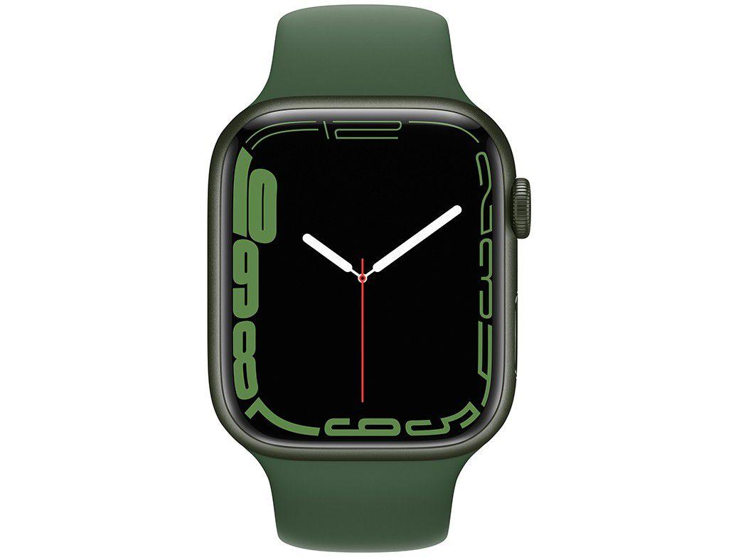 Apple Watch Series 7 45mm GPS + Cellular Verde - Alumínio