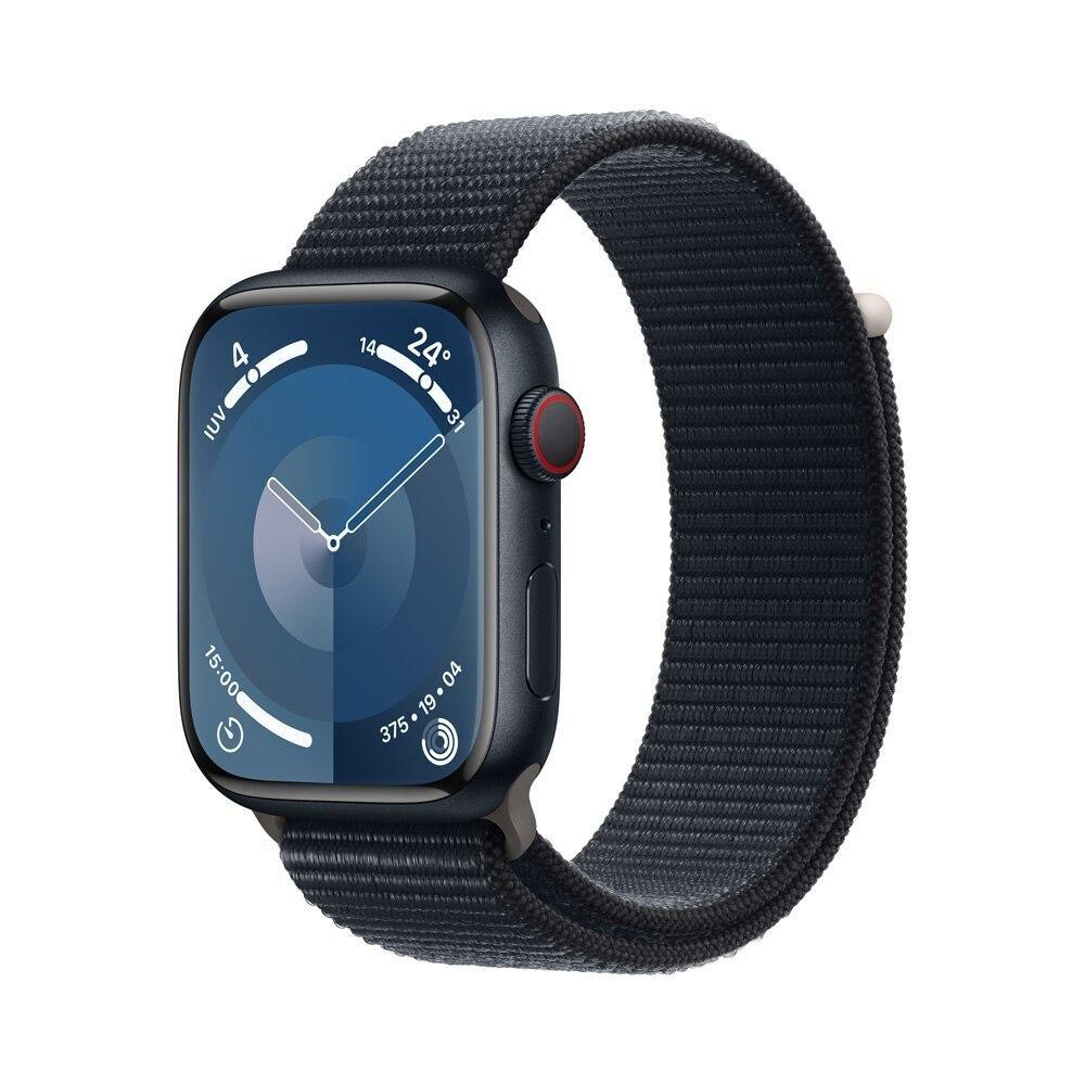 【オープニングセール】 GPS 9 Series Watch Apple + de meia-noite Caixa Cellular 時計