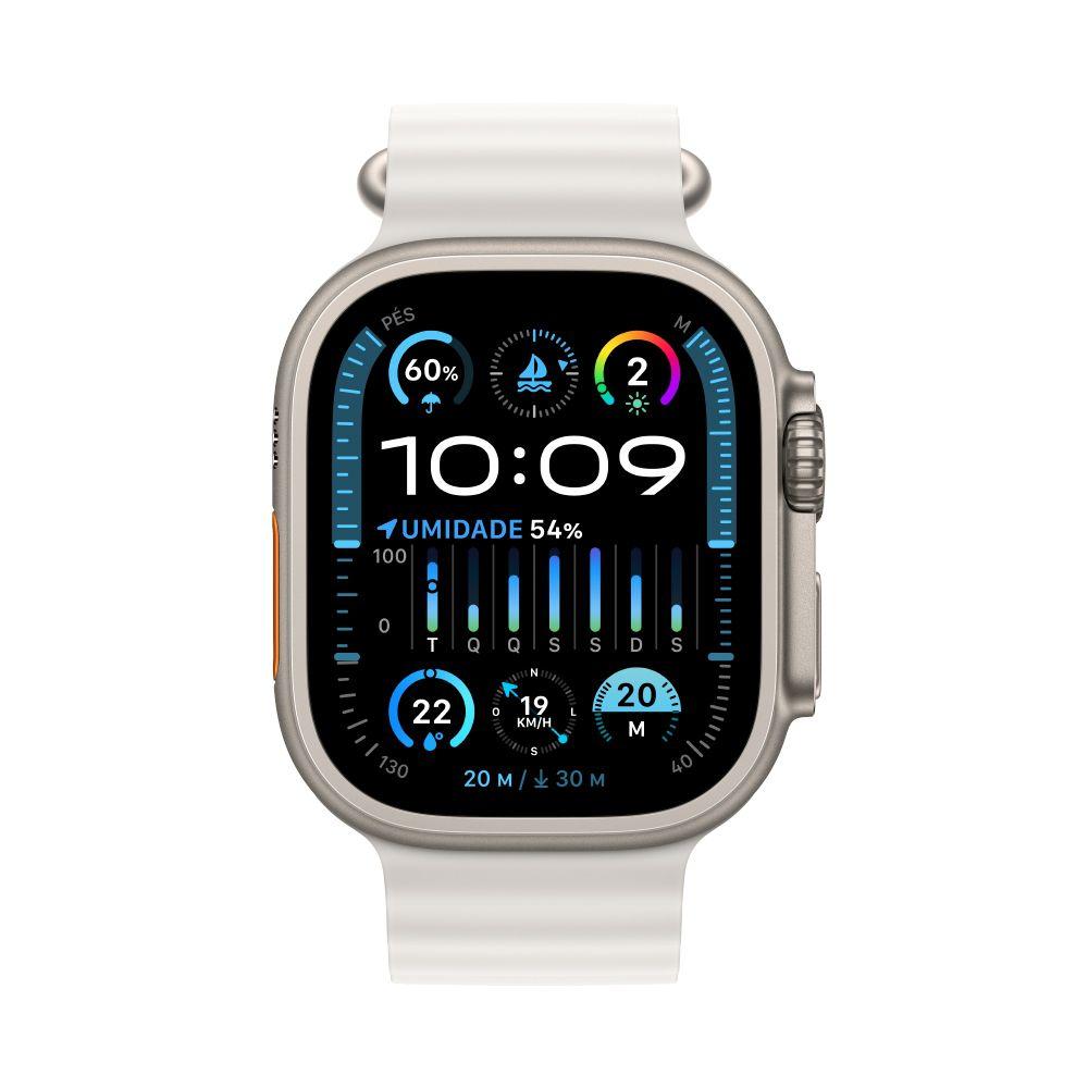 Apple Watch Ultra 2 49mm GPS + Cellular, Caixa de Titânio Apple Watch Ultra 2 49mm GPS + Cellular, Caixa de Titânio