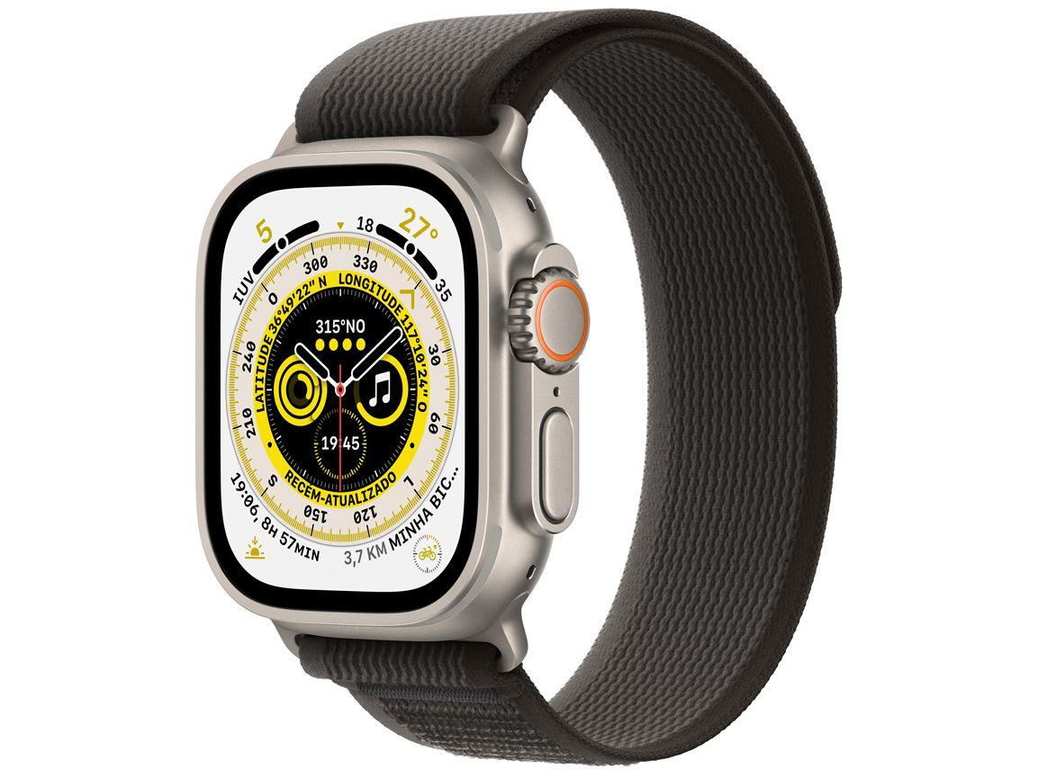 Apple Watch Ultra 49mm GPS + Cellular Caixa Titânio Pulseira