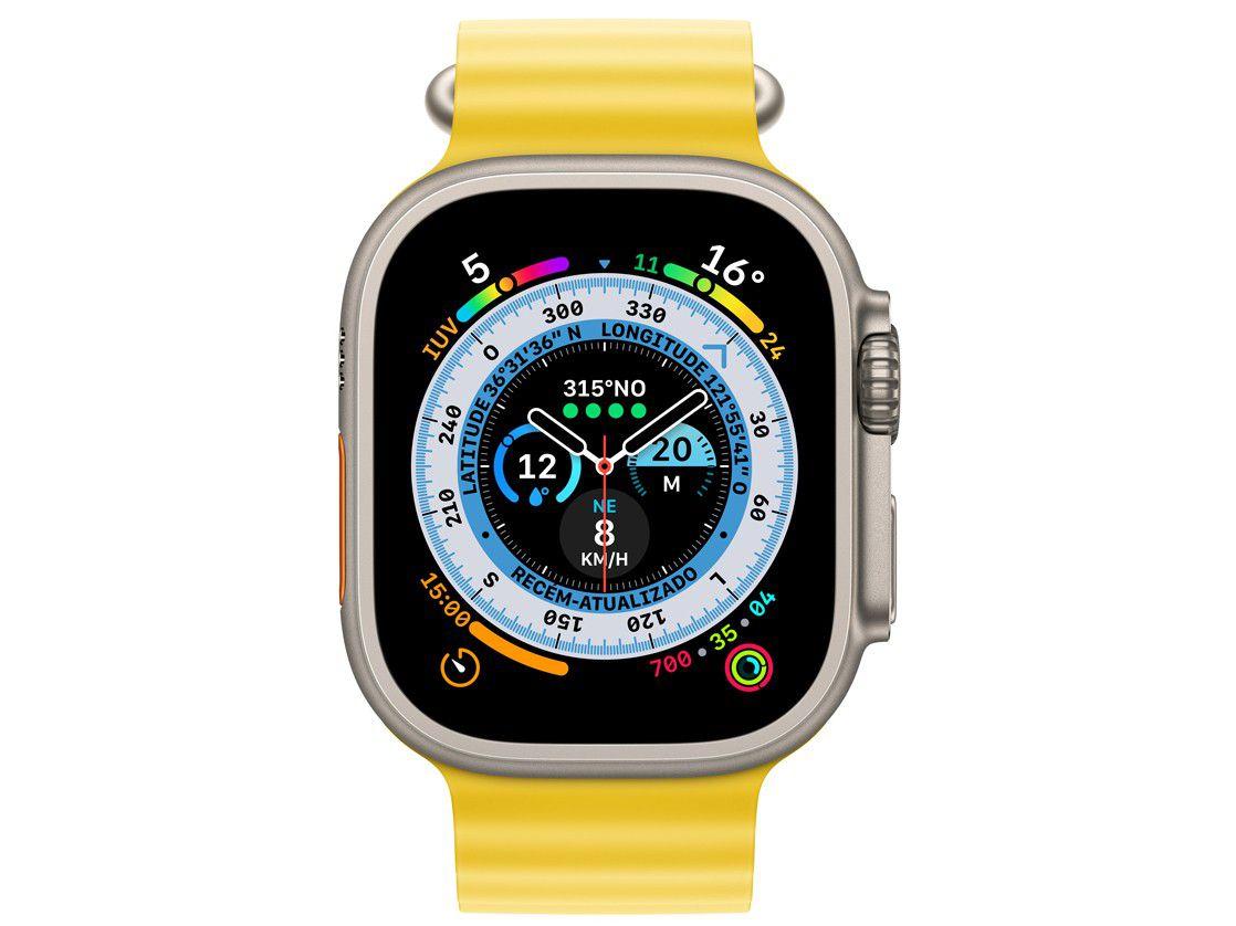 Apple Watch Ultra 49mm GPS + Cellular Caixa Titânio Pulseira Apple Watch Ultra 49mm GPS + Cellular Caixa Titânio Pulseira