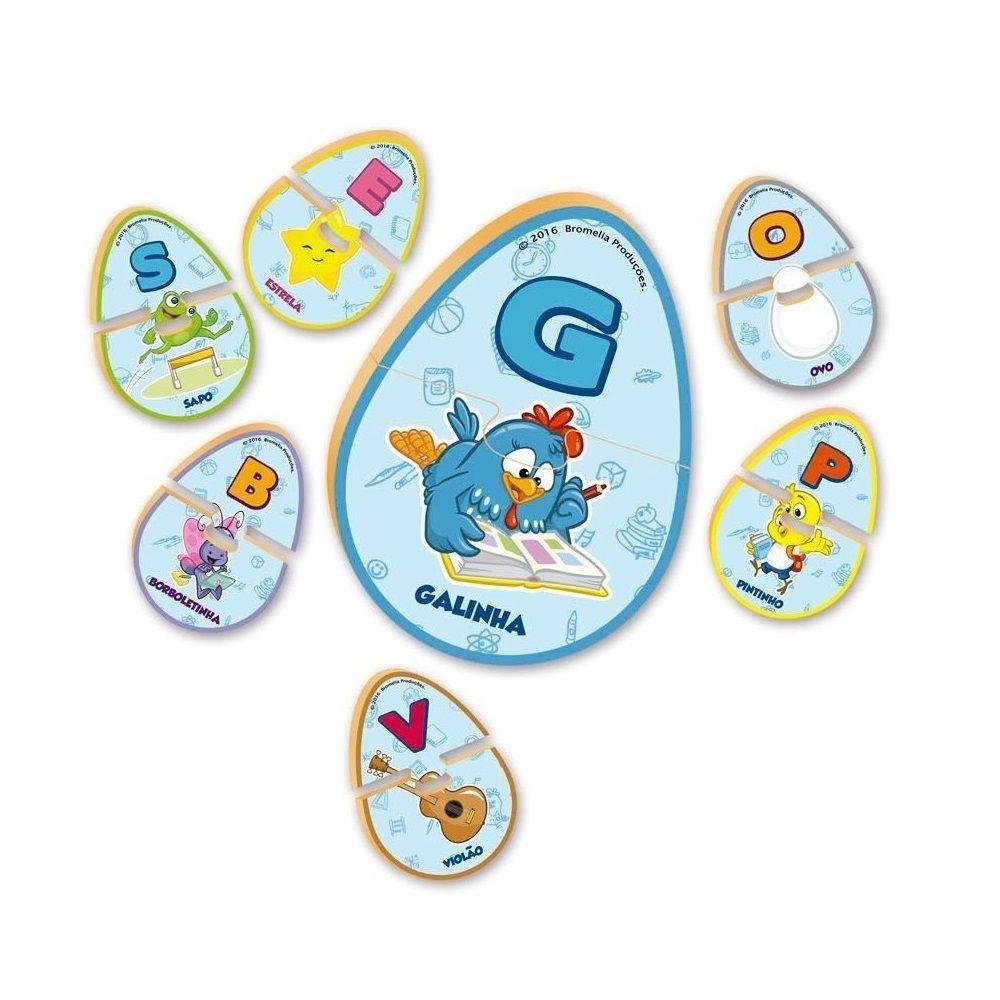 Jogo Infantil Memoria Madeira Galinha Pintadinha Nig
