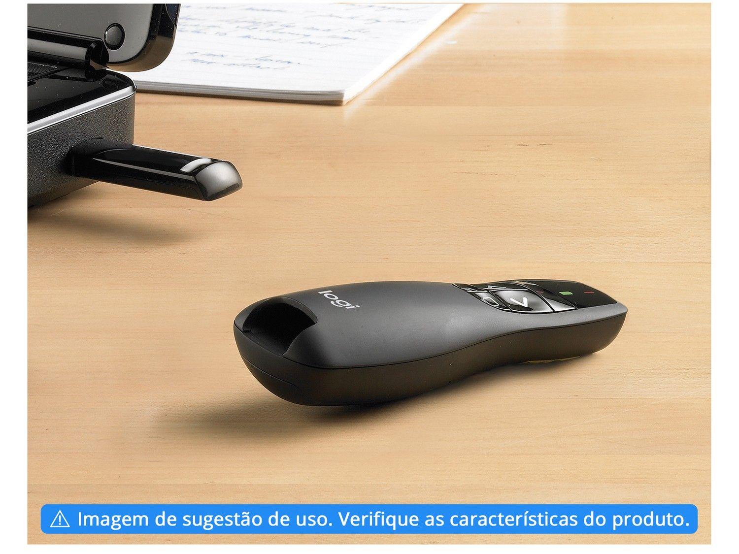 Apresentador sem Fio Logitech R400 com Laser USB