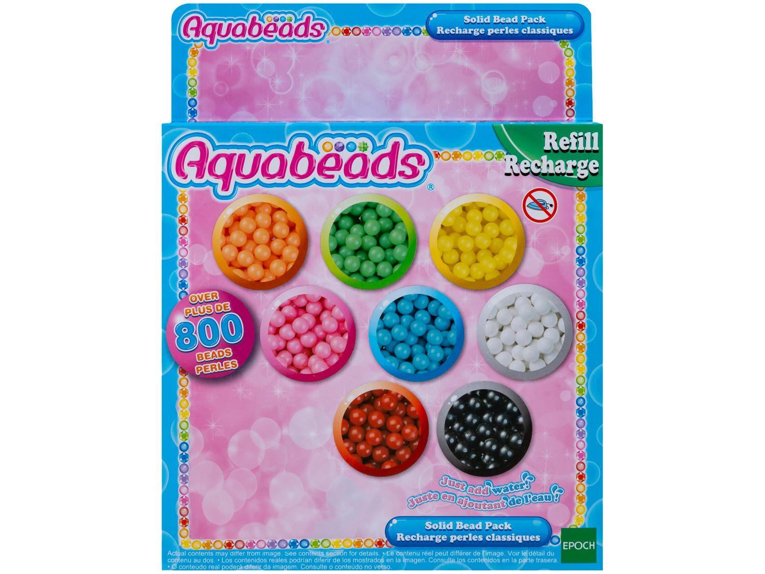Aquabeads Refil Solid Bead 800 Peças
