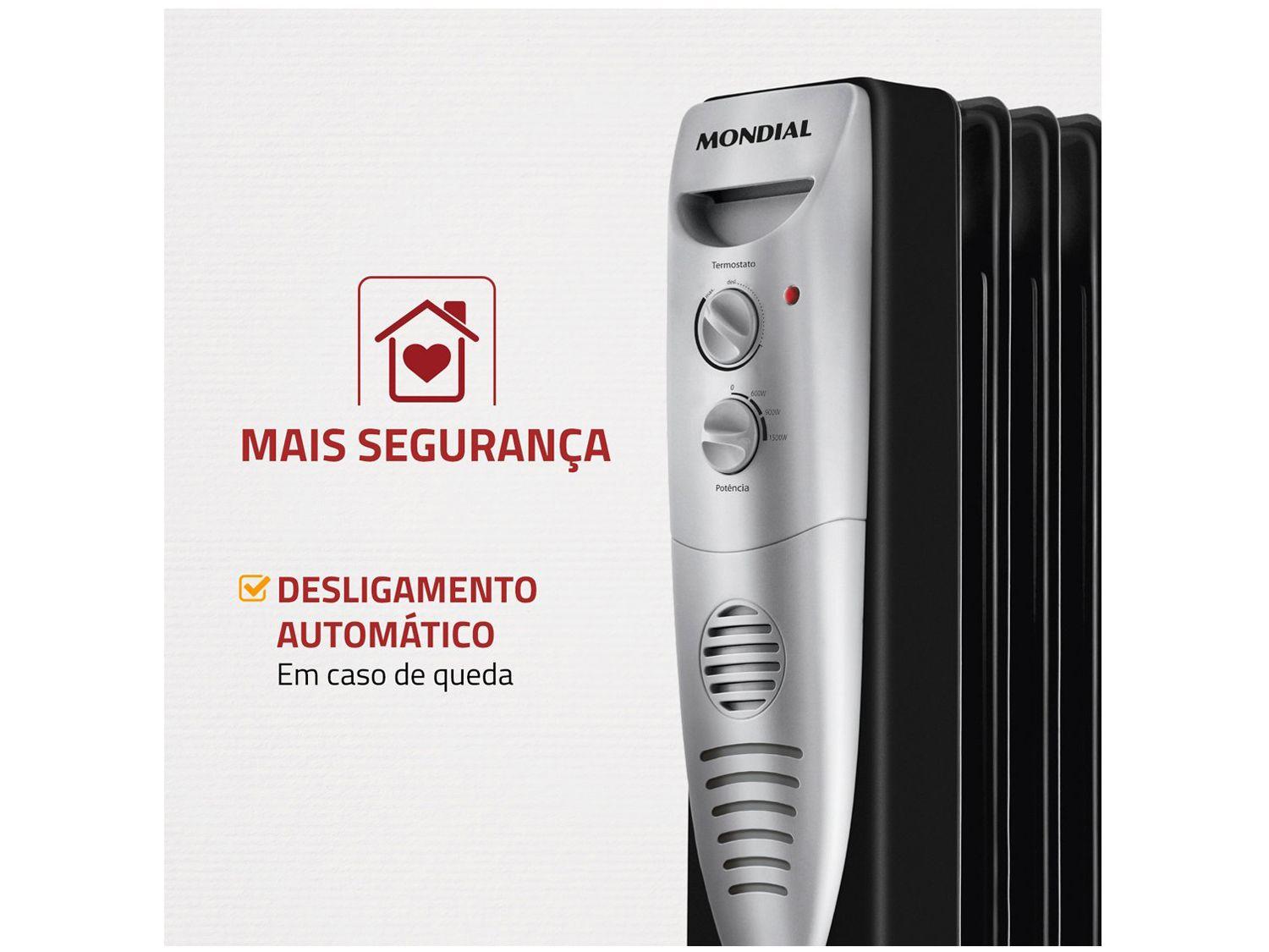 Aquecedor a Óleo Mondial A-06 Portátil