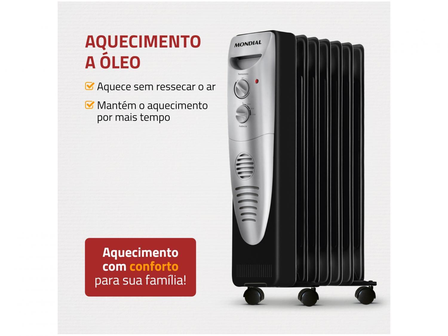 Aquecedor a Óleo Mondial A06 Portátil