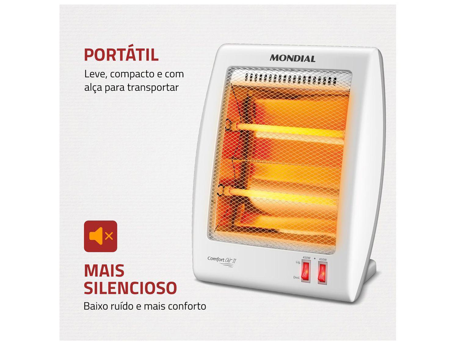 Aquecedor Quartzo Mondial A-15 Portátil