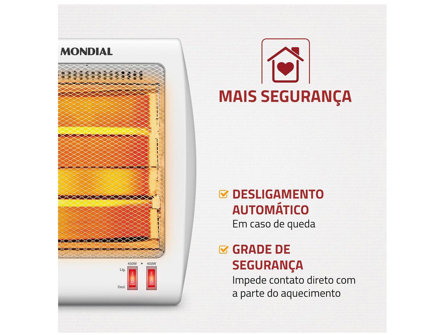 Aquecedor Quartzo Mondial A-15 Portátil