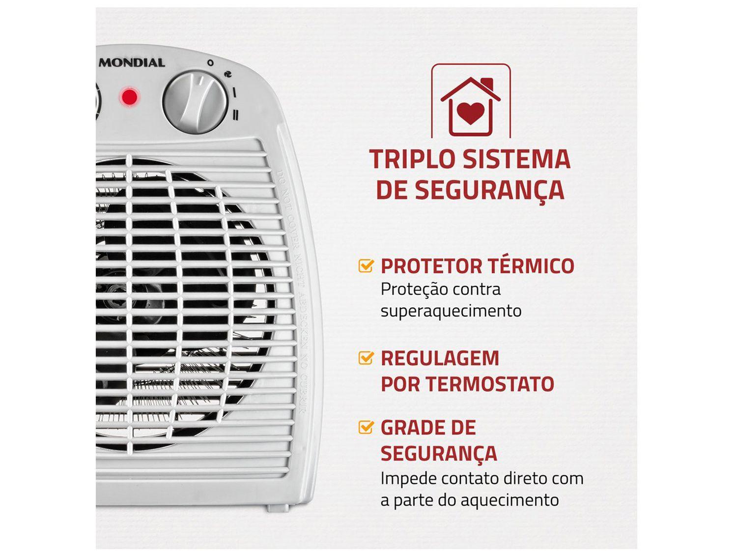 Aquecedor Termoventilador Mondial A-08 Portátil