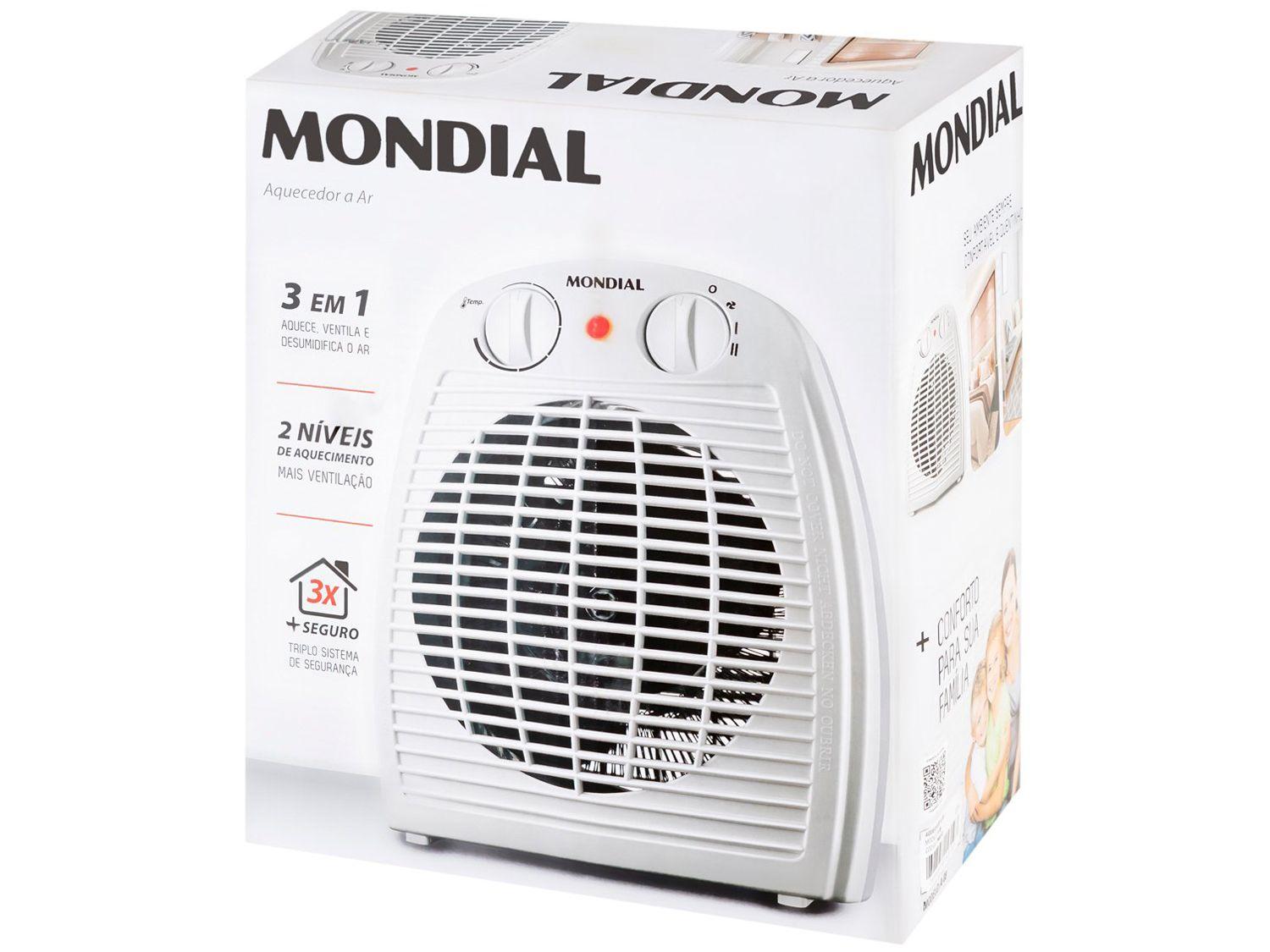 Aquecedor Termoventilador Mondial A-08 Portátil