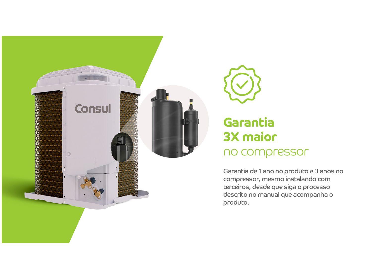 Ar-condicionado Split 9.000 BTUs Consul Triple Inverter Frio PRO CBL09DB