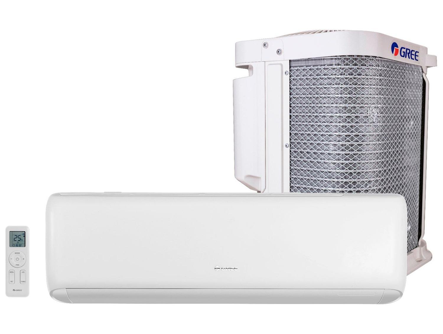 Ar-condicionado Split 9.000 BTUs Gree Inverter Frio GWC09ATA-D6DNA1AB