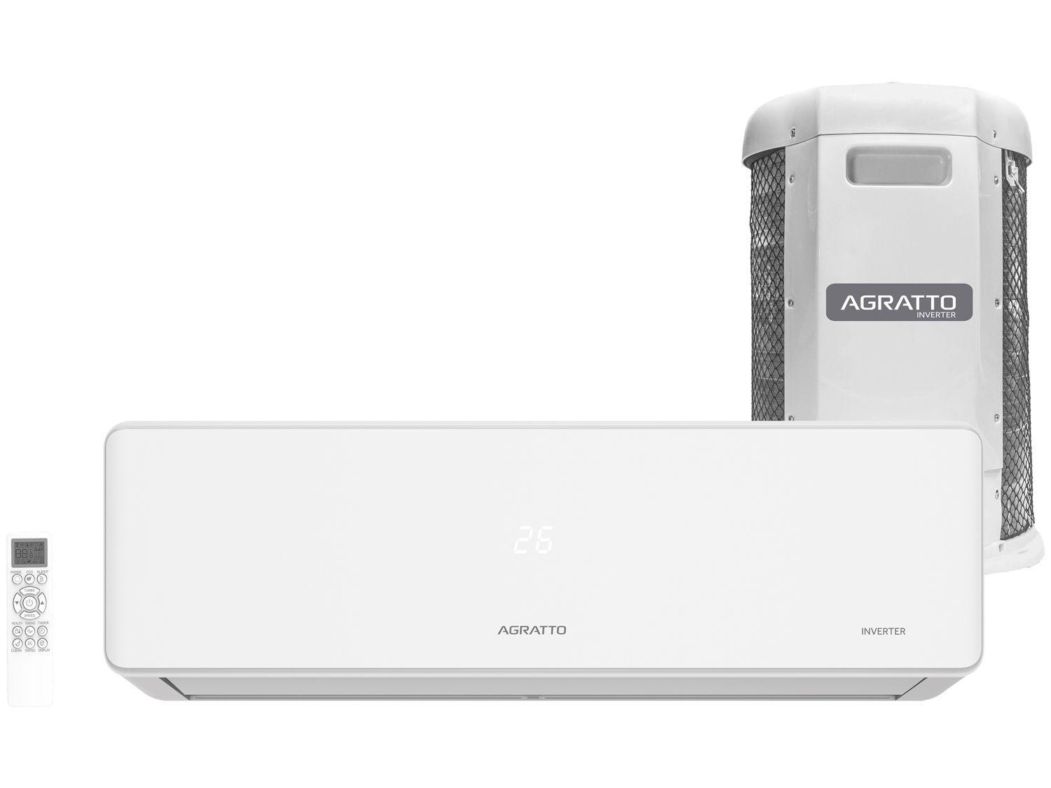 Ar-condicionado Split Fit 18.000BTUs Agratto Inverter Top Discharge Frio FICST18F