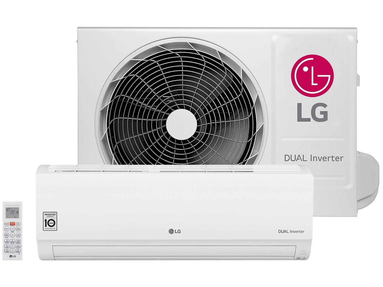 Ar-condicionado Split LG 9.000 BTUs Quente/Frio - Dual Inverter Voice