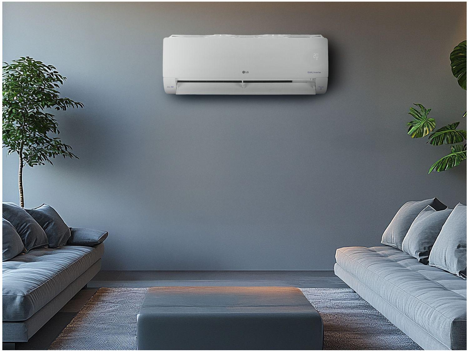 Ar-condicionado Split LG Dual Inverter  Voice +AI 18.000 BTUs Frio S3-Q18KL31B