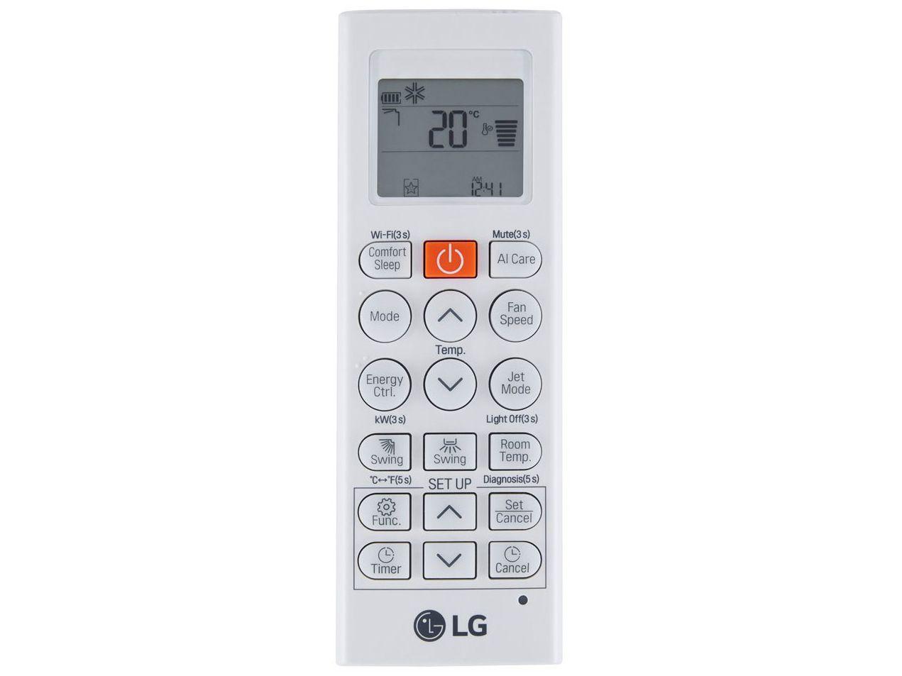 Ar-condicionado Split LG Dual Inverter  Voice +AI 18.000 BTUs Frio S3-Q18KL31B