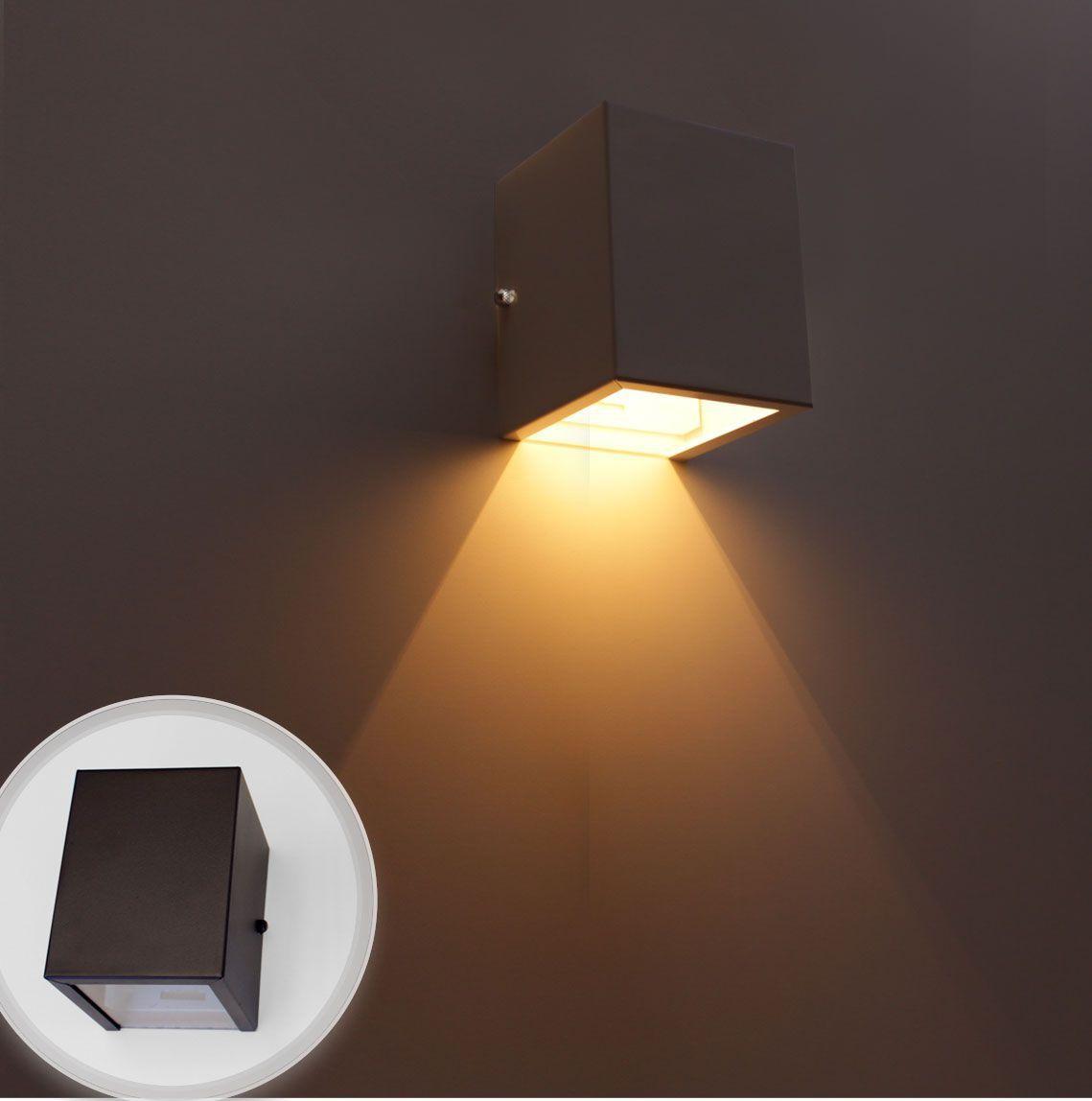 Arandela 1 facho para parede muro externa e interna marrom ST653